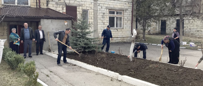 Субботник в Левашинском районе